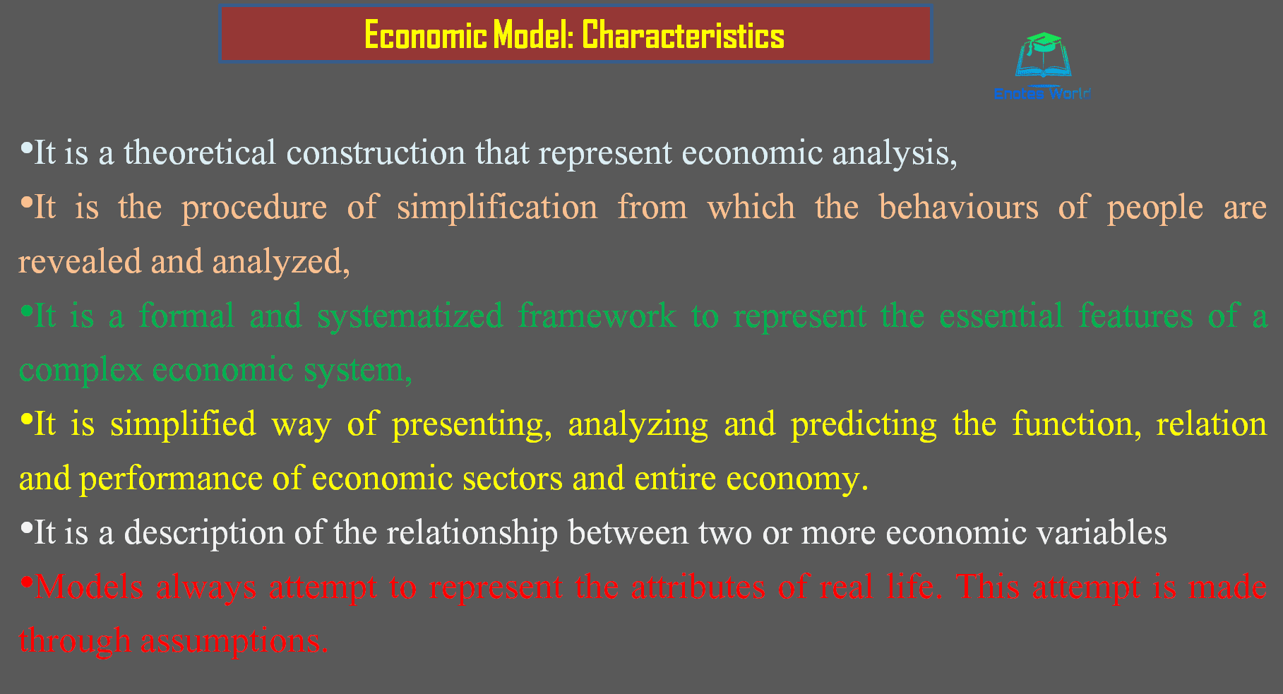 Model In Economics Why Do We Need Models In Economics