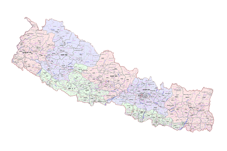 An Introduction To Nepal At A Glance Nepal At A Glance   Nepal Map 5289596 960 720 768x512 