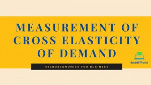 Measurement of Cross Elasticity of Demand