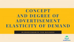 Concept and Degree of Advertisement Elasticity of Demand
