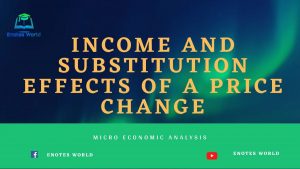 Income and Substitution Effects of a Price Change