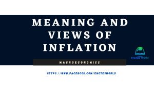Meaning and Views of Inflation